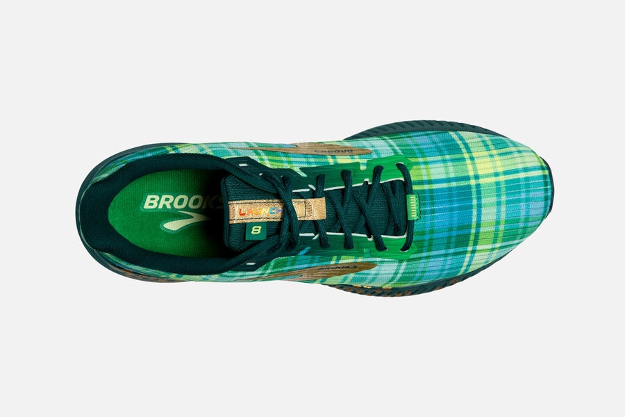 Brooks Launch 8 Road Löparskor Herr - Gröna/Guld - 8691-HOXKI